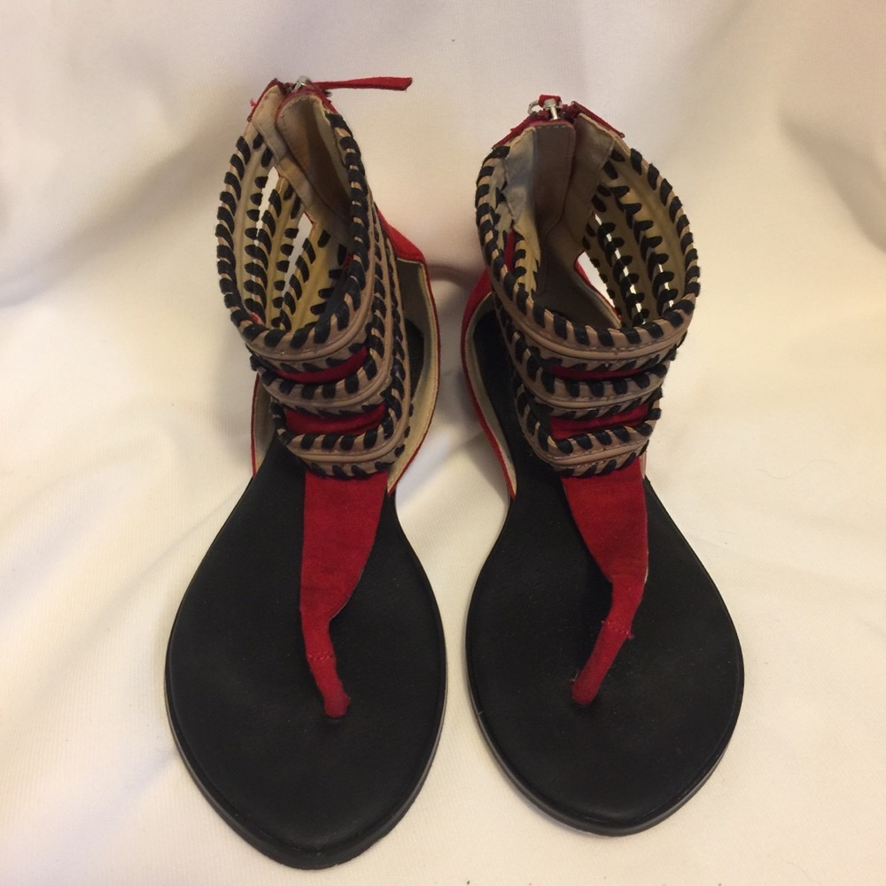 Red Sandals
